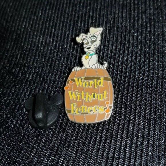 Disney Pin Scamp Lady & the Tramp MMM World Without Fences Song 18081 2002 68 - Picture 5 of 6